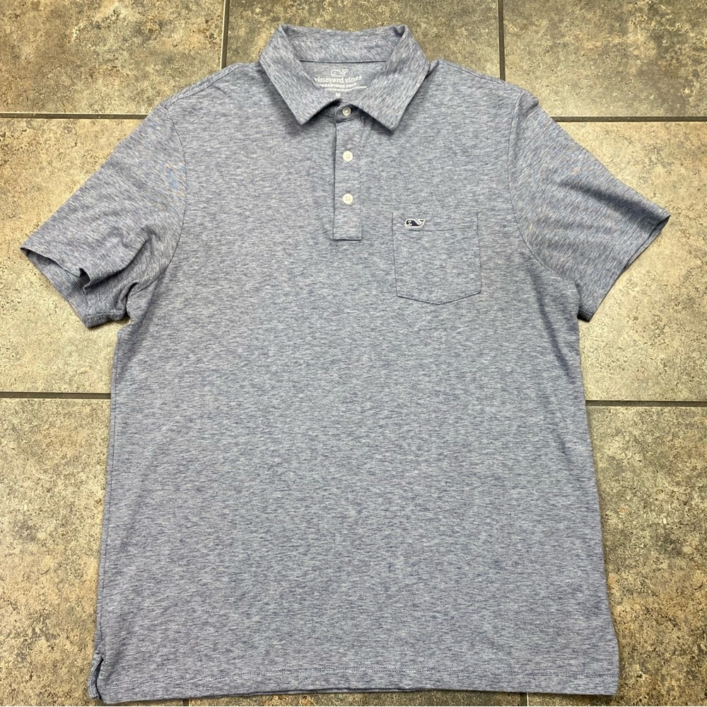 Men’s Vineyard Vines Short Sleeve Edgartown Polo Shirt Size Medium